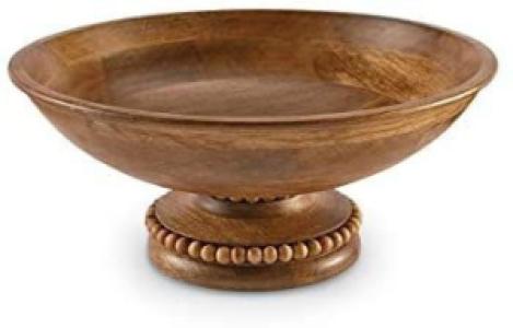 WOODEN BOWL WITH BASE