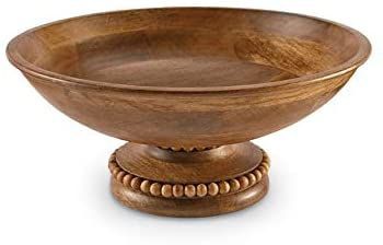 WOODEN BOWL WITH BASE