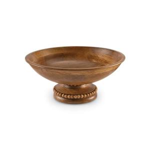 WOODEN BOWL WITH BASE 2