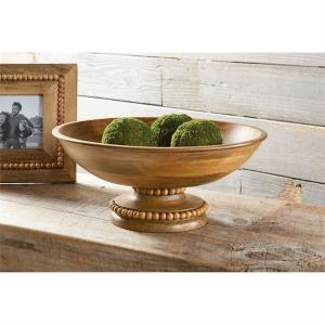 WOODEN BOWL WITH BASE 4
