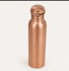 High Quality Pure Hammered Copper Modern Handcrafted Ayurvedic Eco-Friendly Customizable Lid Water Bottle Drinkware for Home