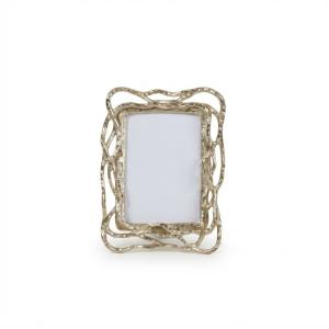 Luxury Gold Metal Twig Picture Frame Wholesale Handcrafted Branch Design Table Top Photo Frame  For  High-End Home Decor & Wedding Gift Bulk Supplier
