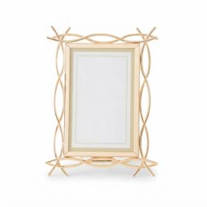 Luxury Sunburst Gold Photo Frame Wholesale Nordic Metal Look Textured Resin Picture Frame Custom 4