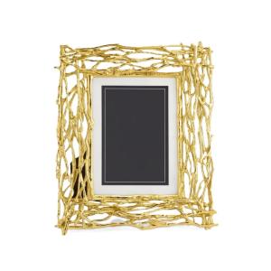 Nordic Style Decorative Gold Metal Photo Frame Branch Textured Picture Frame Wholesale Bulk Buy Luxury Home Decoration Frames