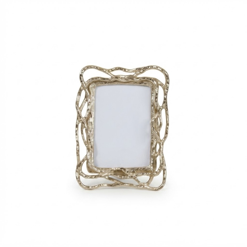 Luxury Gold Twig Metal Photo Frame Wholesale Handcrafted Organic Branch Picture Frame Bulk for Tabletop Living Room & Hotel Decor