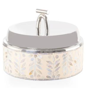  Handcrafted Inlaid Shell Stainless Steel Thermal Serving Hot Pot Decorative Casserole Dish Wholesale Hot Pot for Wedding Catering
