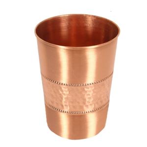 Handmade copper cup heavy duty copper tumbler, pure copper water glass eco-friendly metal drinkware  Indian traditional copper glass 2