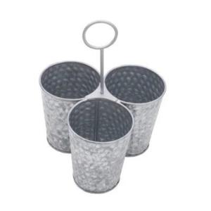 Large Galvanized Metal Utensil Holder for Countertop Rustic Farmhouse Kitchen Cutlery Crock Caddy Organizer with Star Cutoutsct - Copy 3