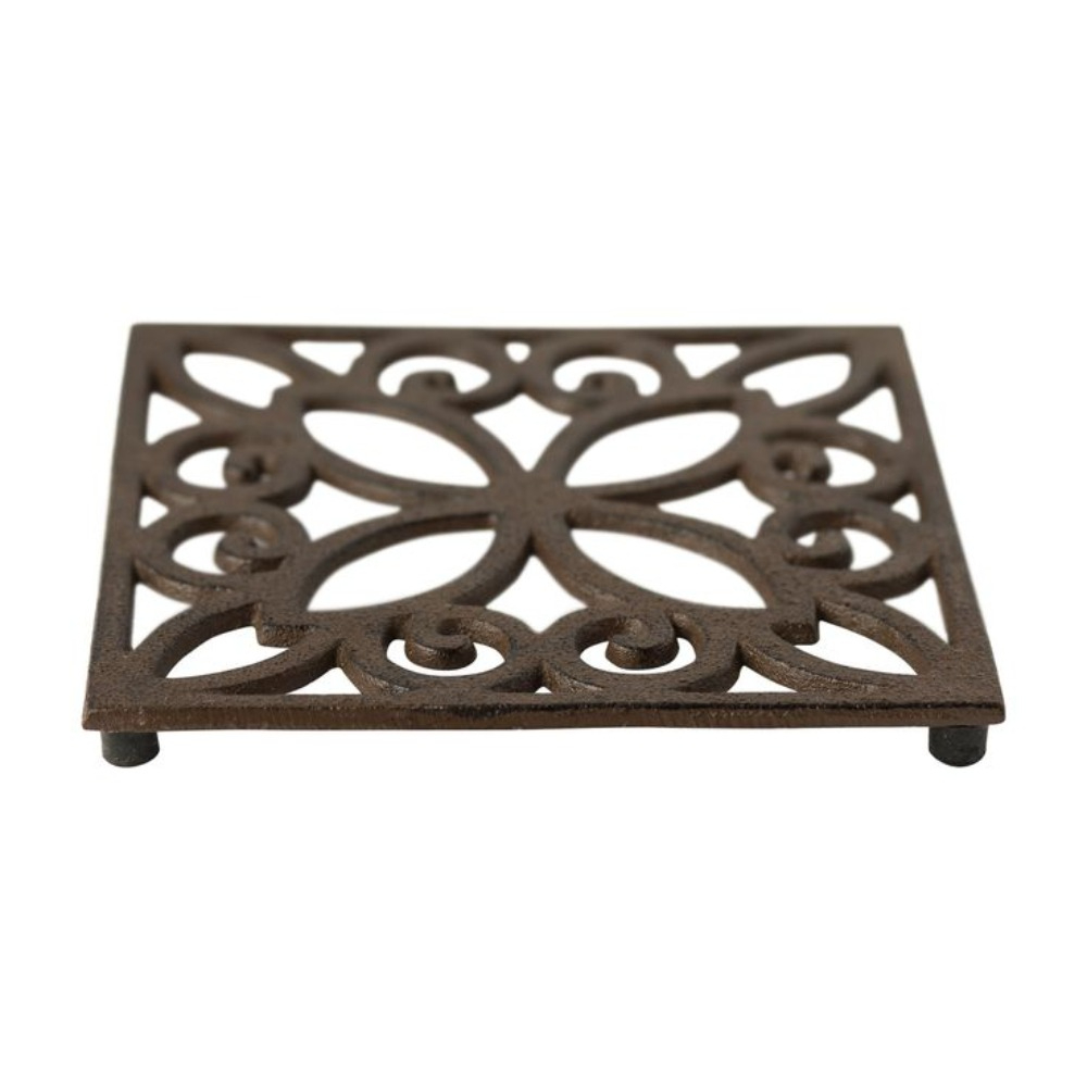 Modern Mirror Polished Aluminum Metal Trivet Heat Resistant Hot Dishes Pot Plate Stand Tabletop Potholder for Kitchen 2