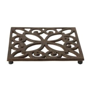 Modern Mirror Polished Aluminum Metal Trivet Heat Resistant Hot Dishes Pot Plate Stand Tabletop Potholder for Kitchen 2