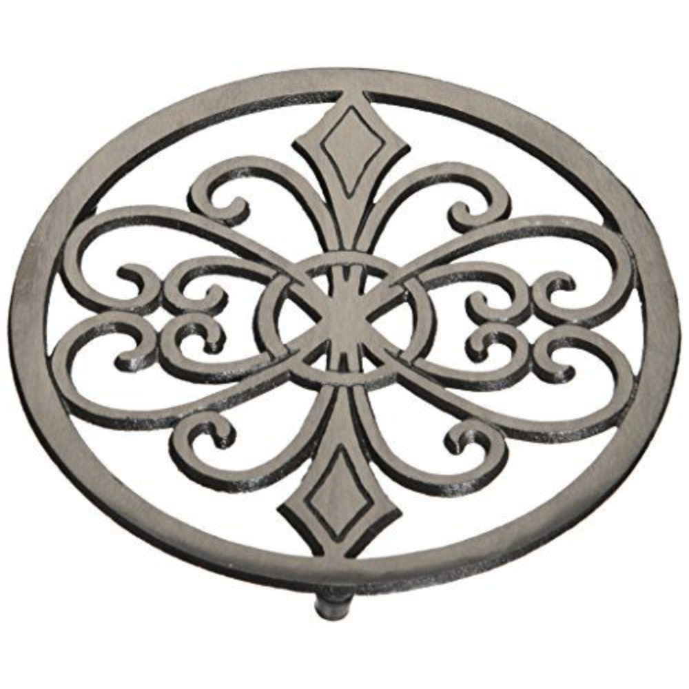 Modern Mirror Polished Aluminum Metal Trivet Heat Resistant Hot Dishes Pot Plate Stand Tabletop Potholder for Kitchen 3