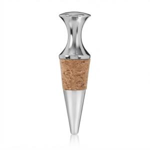 Wholesale Chrome Finished Heart Shaped Wine Bottle Stopper Eco-Friendly Leak Proof Silicone Seal Preserver Decorative Barware Hardware Gift Set 3