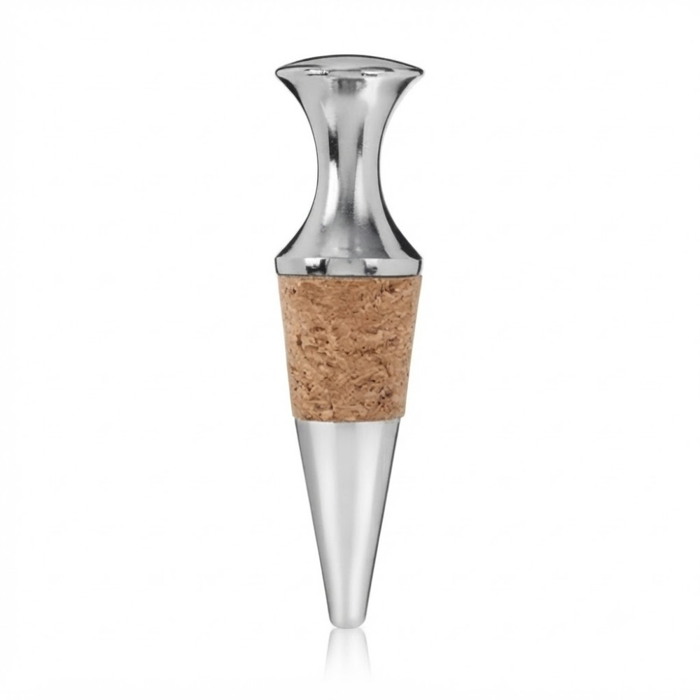 Wholesale Chrome Finished Heart Shaped Wine Bottle Stopper Eco-Friendly Leak Proof Silicone Seal Preserver Decorative Barware Hardware Gift Set 3