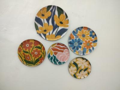 Metal Wallplates Set of 5 || Decorative Wallplates 2