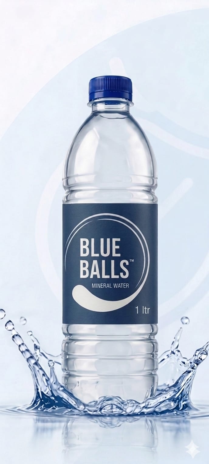 BLUE BALLS    (Minrals water 1 LTR)