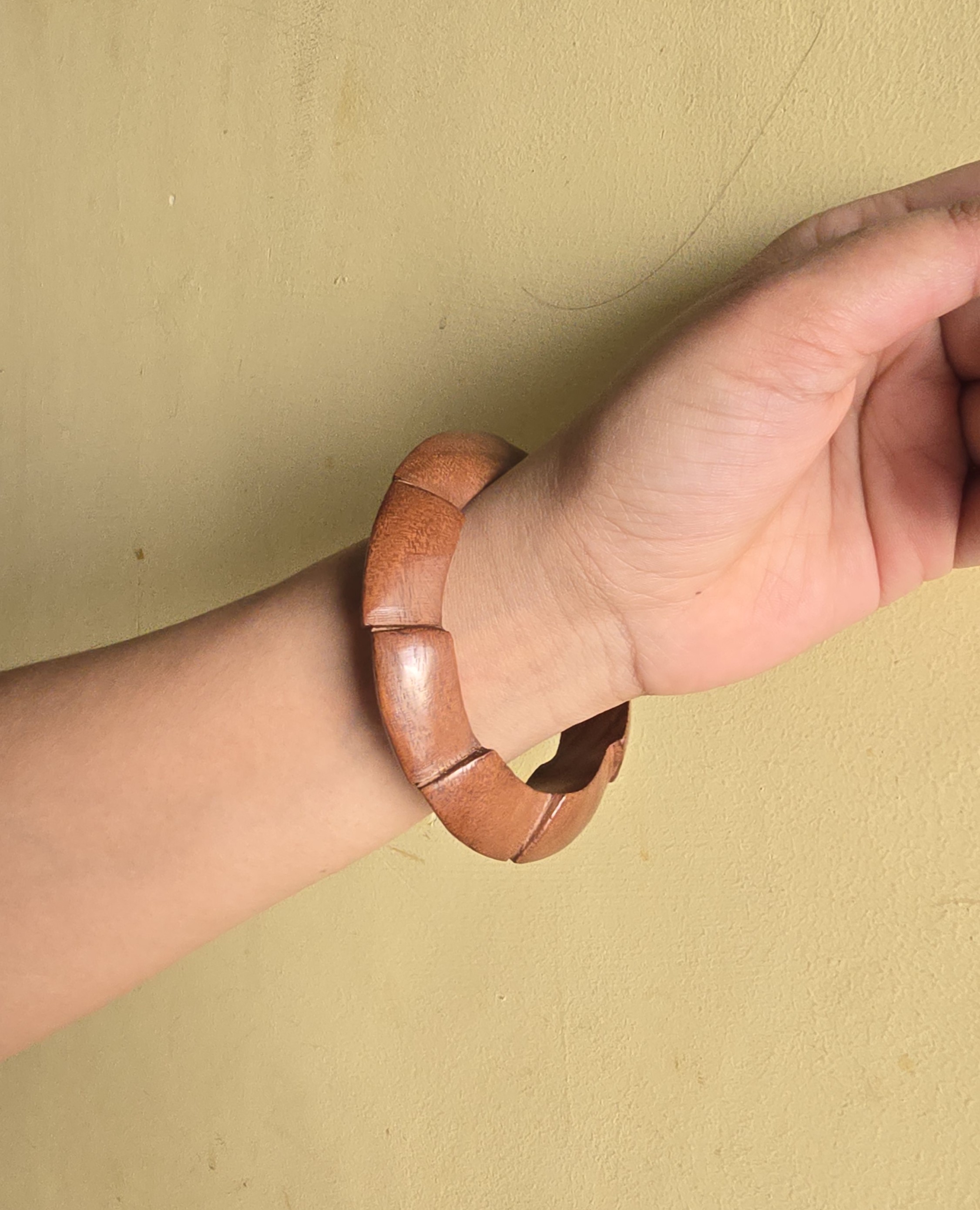 The Chiseled Bark Series, Hand-Crafted Split Stripes Bangles 2