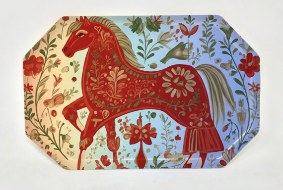 Metal Rectangular Enamel Tray || Enamel Coated Tray 2