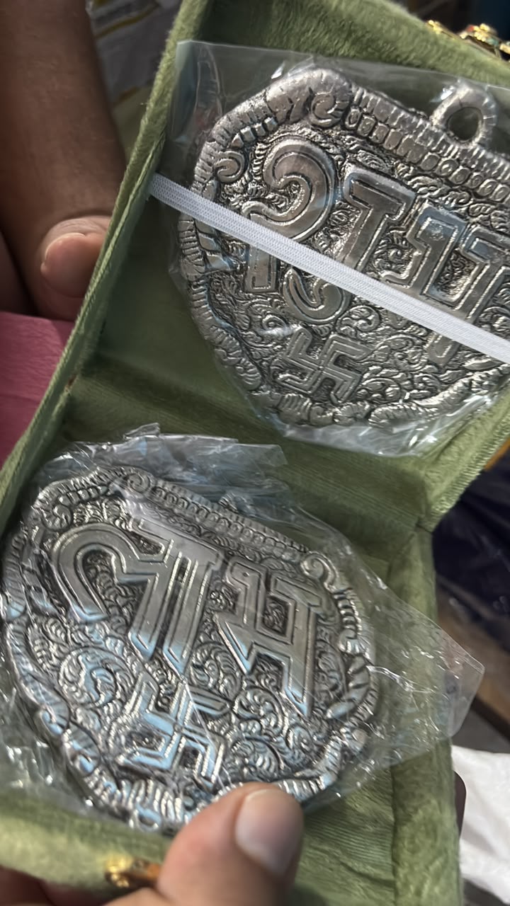 Shub labh silver plated  2