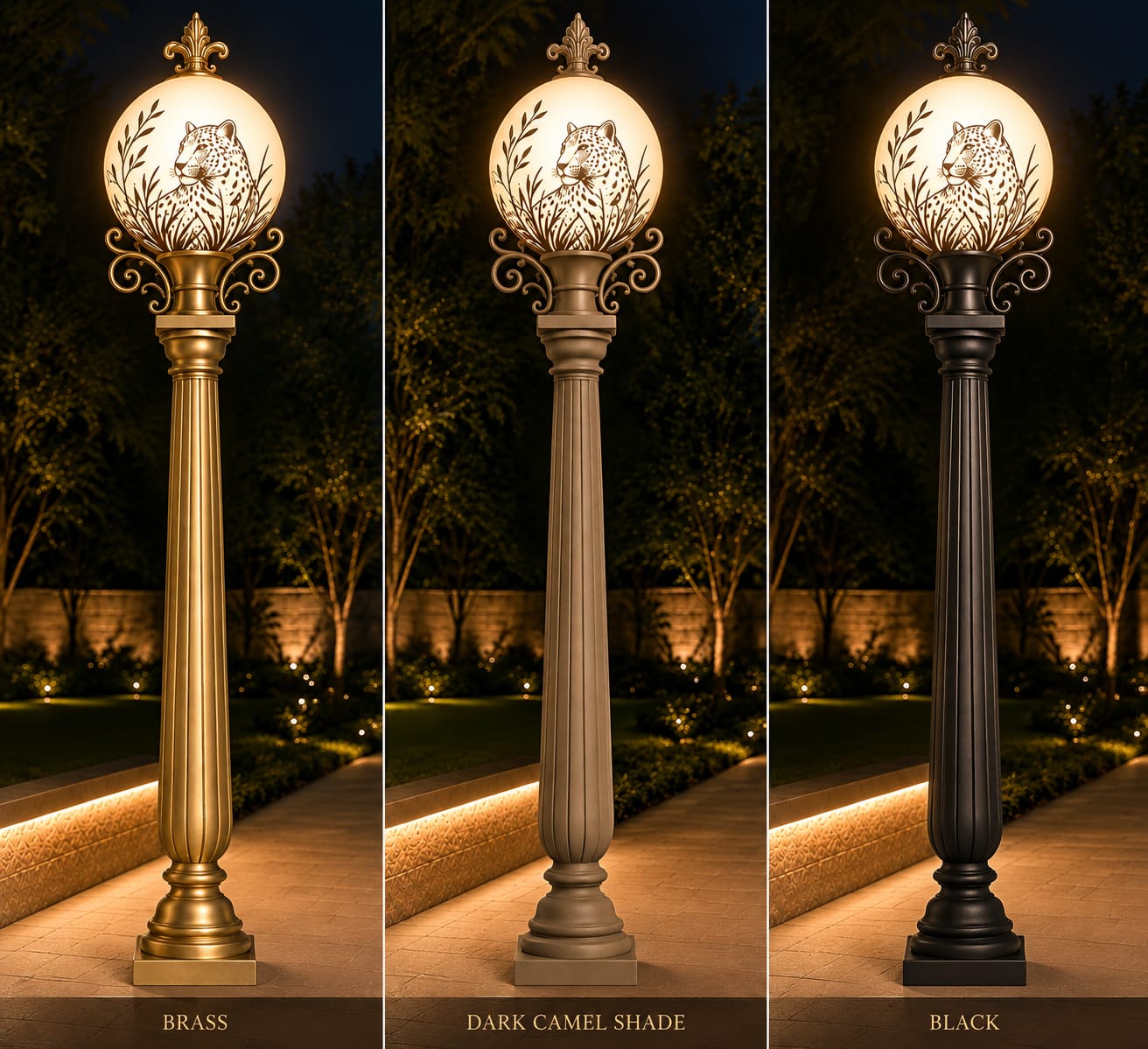 Casting pole post  light 