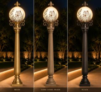 Casting pole post  light 