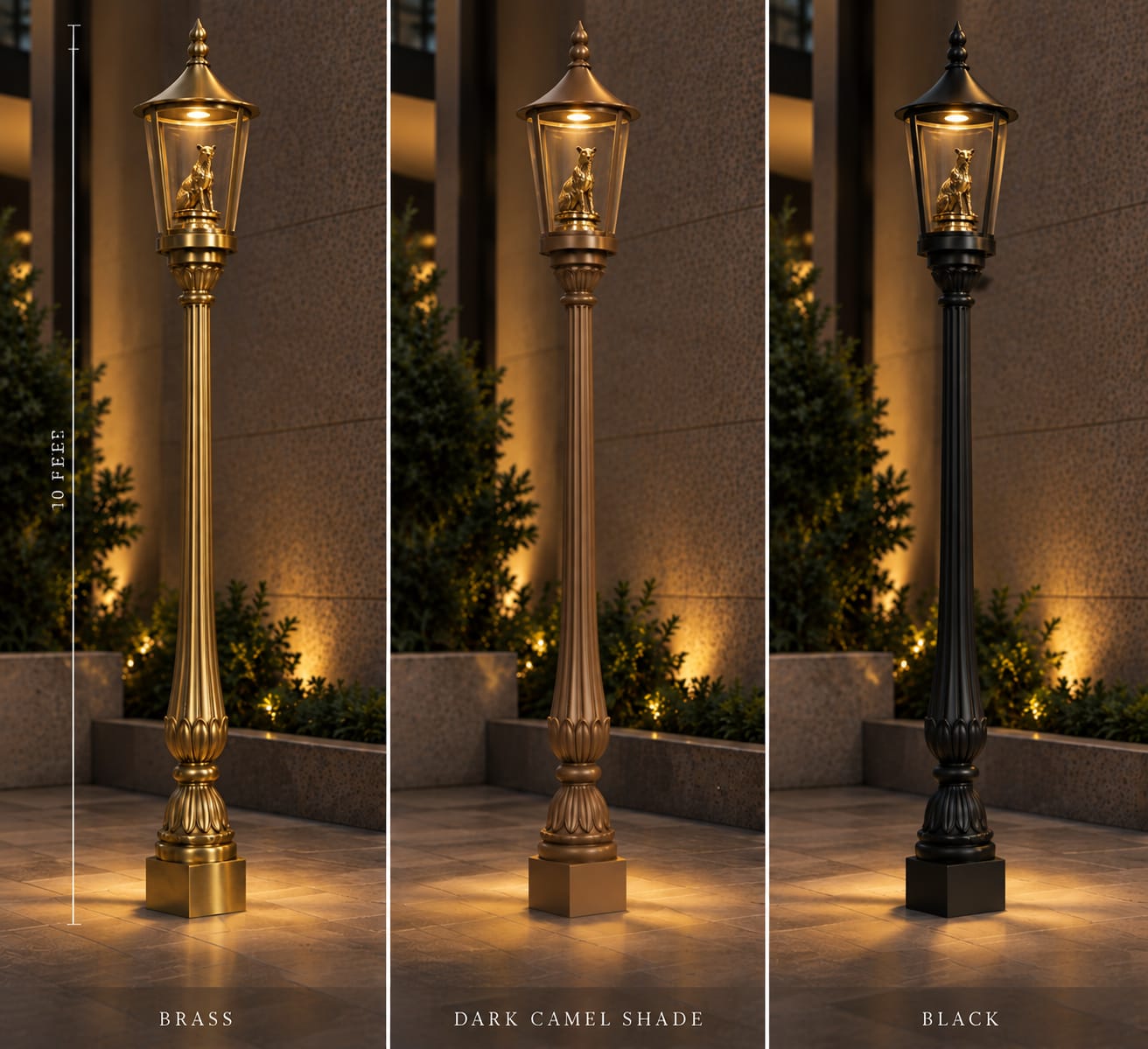 Casting pole post  light  2