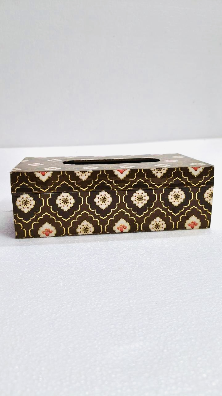 WOODEN TISSUE  BOX 4