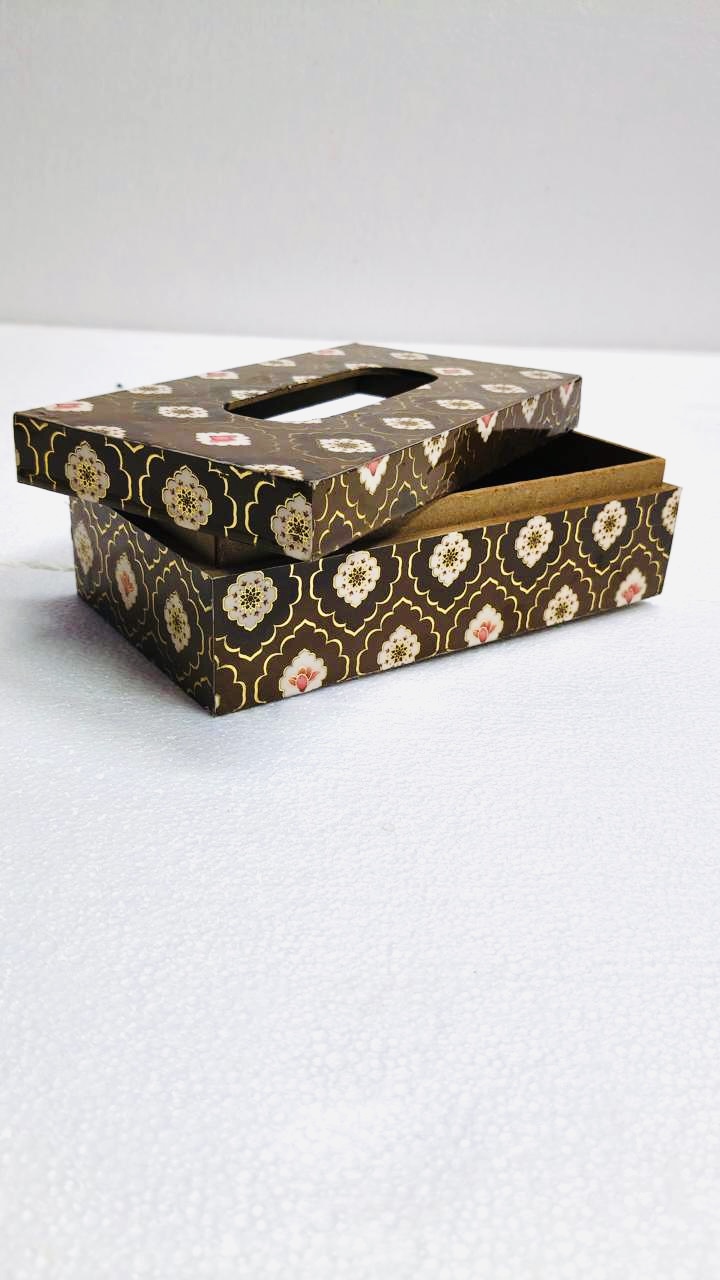 WOODEN TISSUE  BOX 5