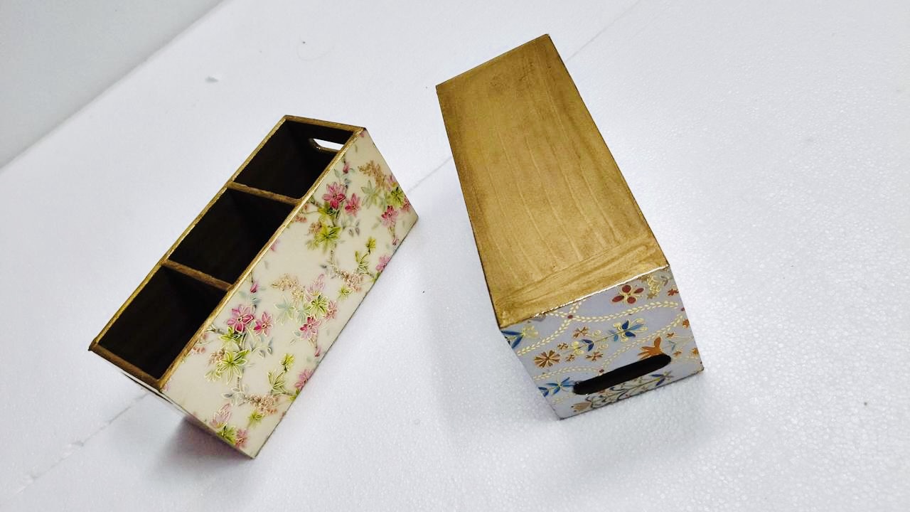 wooden tissue holder, napkin holder 7