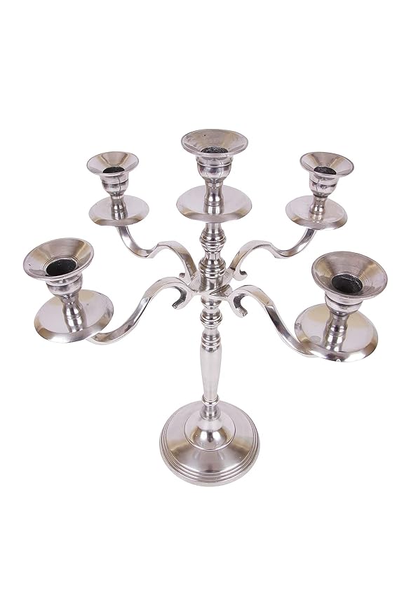 Elegant 5-Light Metal Candelabra Candle Holder 2