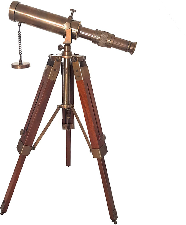 Nautical Brass Telescope with stand